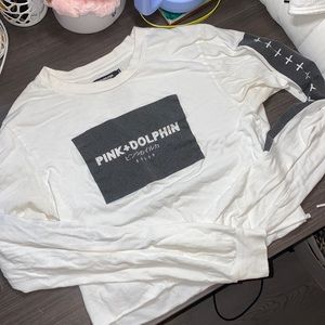 Pink Dolphin Graphic Tee